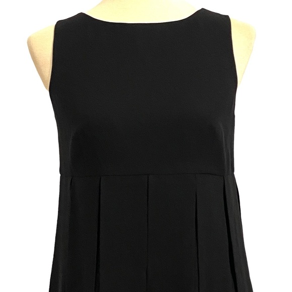 Cabi Black Crepe Flapper Style Dress Empire Waist Style # 236 Womens Sz 4 - Picture 5 of 12